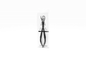 UNS Limited Black Spring Curved Scissors