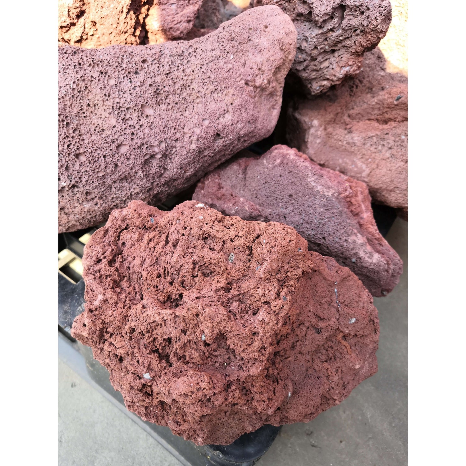 Red Lava Rock (10kg packaging)